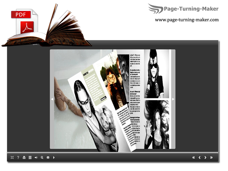 Windows 8 Free PageTurningMaker PDF Reader full