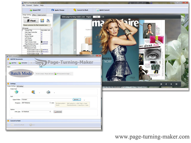 Free PageTurningMaker PDF to FlashBook 1.0 full