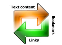 Import content, bookmark, links, etc from your eBook