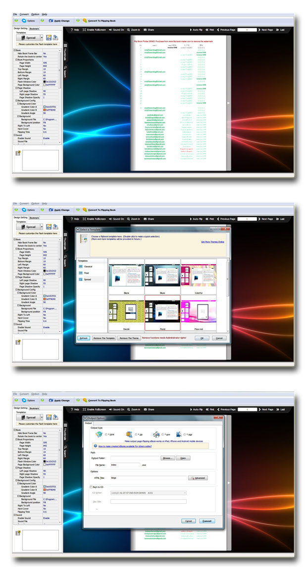 Windows 7 Page Turning Printer 2.6 full