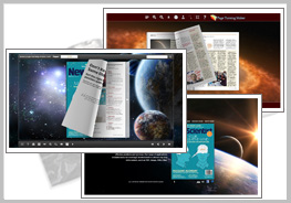 Aerospace theme for flash flip book mac