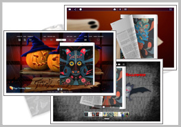 Halloween Theme for Flash Flipping Book