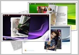 Lucid Abstraction Theme for Flash Magazine
