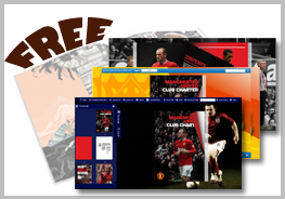 Manchester United FC theme for page turning book