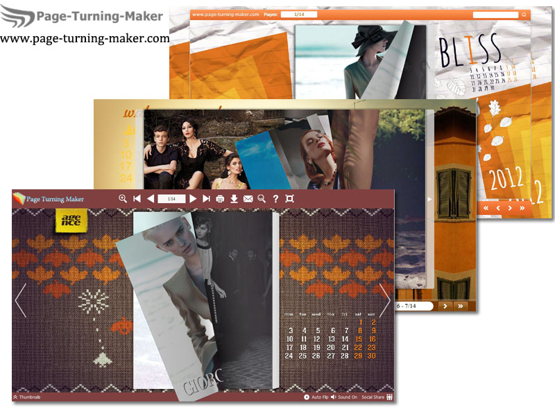 September Theme for Page Turning Book screenshot September Theme for Page Turning Book screenshot