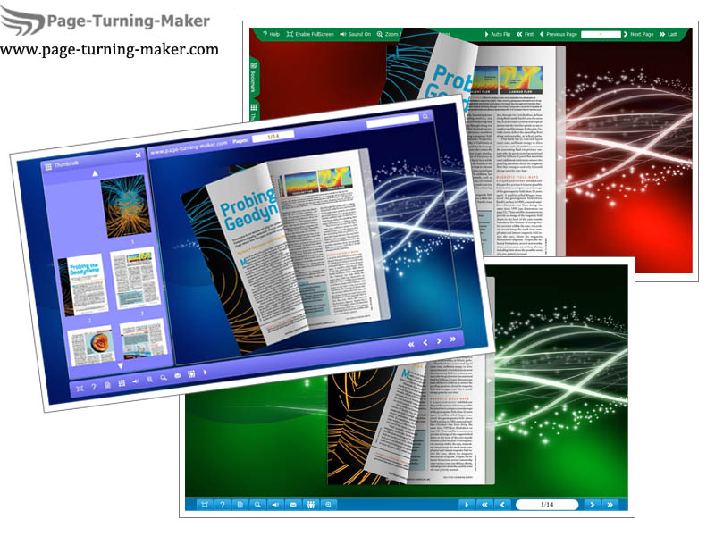 Windows 7 Starlight Template for Page Turning Book 1.0 full